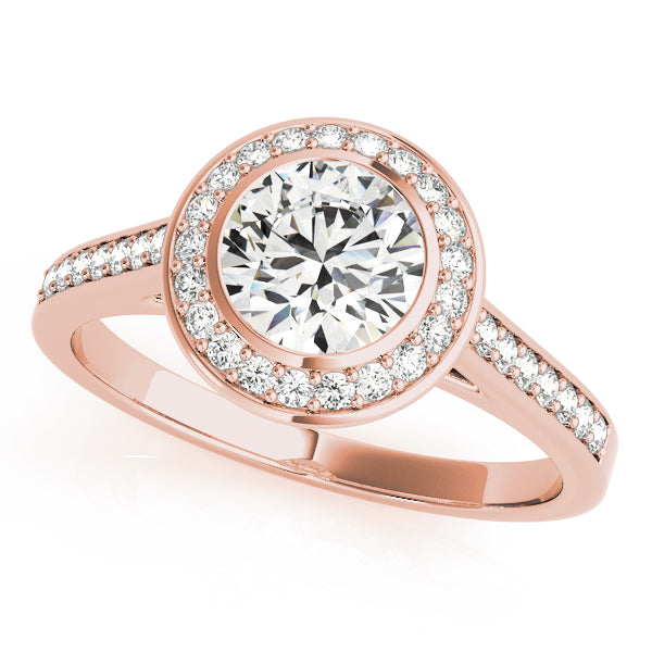 Engagement Rings Halo Round - TN84474