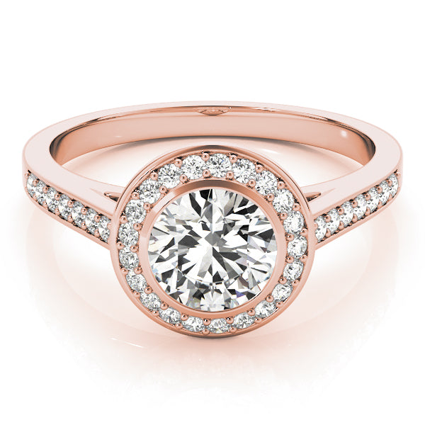 Engagement Rings Halo Round - TN84474