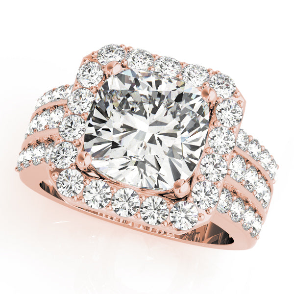 Engagement Rings Halo Square & Cushion - TN84489