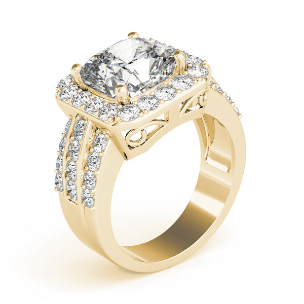 Engagement Rings Halo Square & Cushion - TN84489