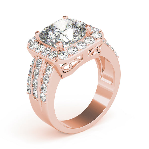 Engagement Rings Halo Square & Cushion - TN84489