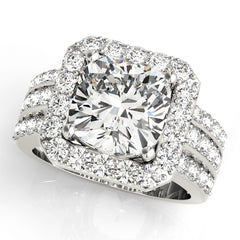 Engagement Rings Halo Square & Cushion - TN84489