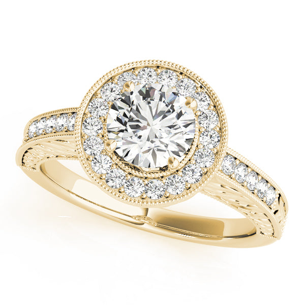 Engagement Rings Halo Round - TN84509