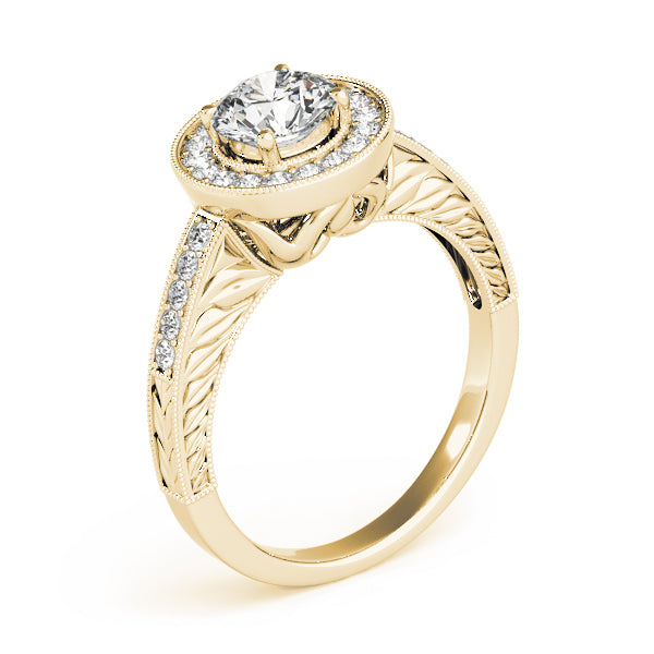 Engagement Rings Halo Round - TN84509