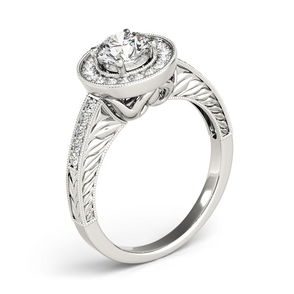 Engagement Rings Halo Round - TN84509