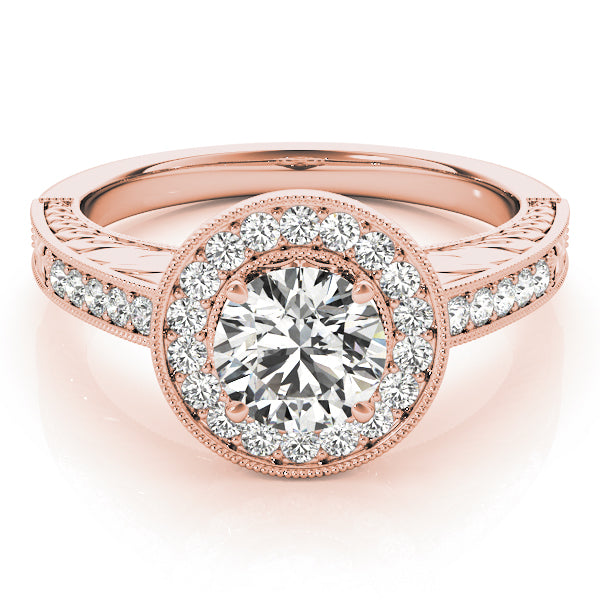 Engagement Rings Halo Round - TN84509