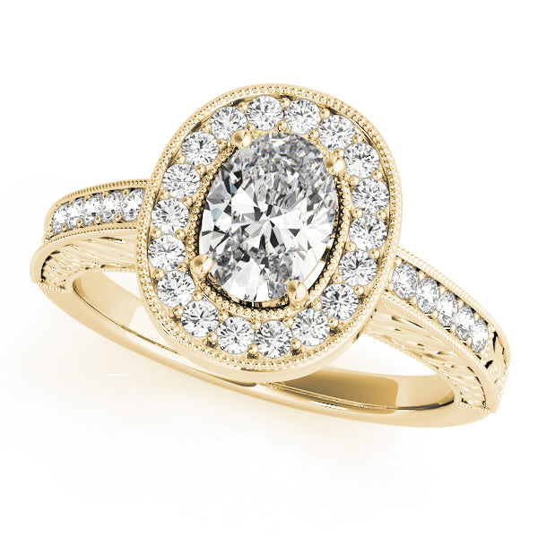 Engagement Rings Halo Oval - TN84512