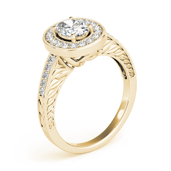 Engagement Rings Halo Oval - TN84512