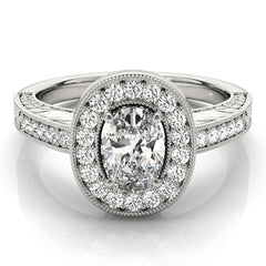 Engagement Rings Halo Oval - TN84512