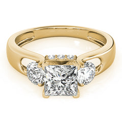 Engagement Rings 3 Stone Round - TN84597