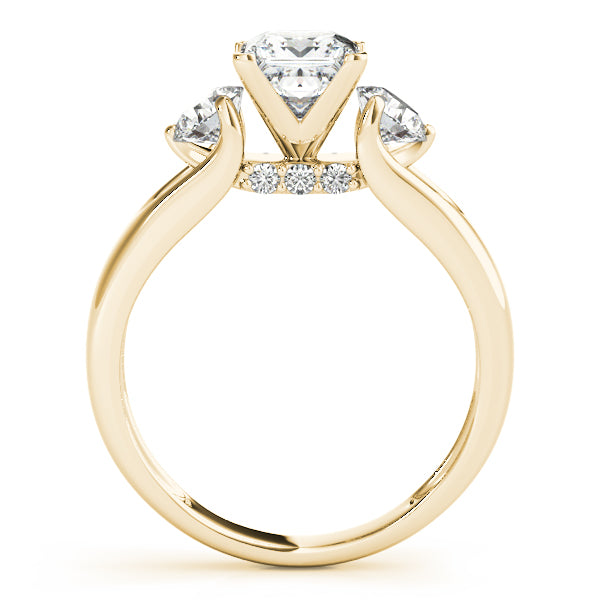 Engagement Rings 3 Stone Round - TN84597