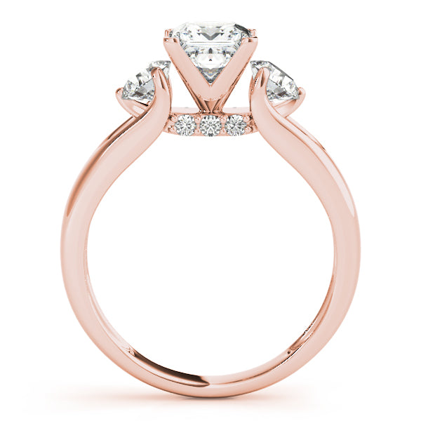 Engagement Rings 3 Stone Round - TN84597