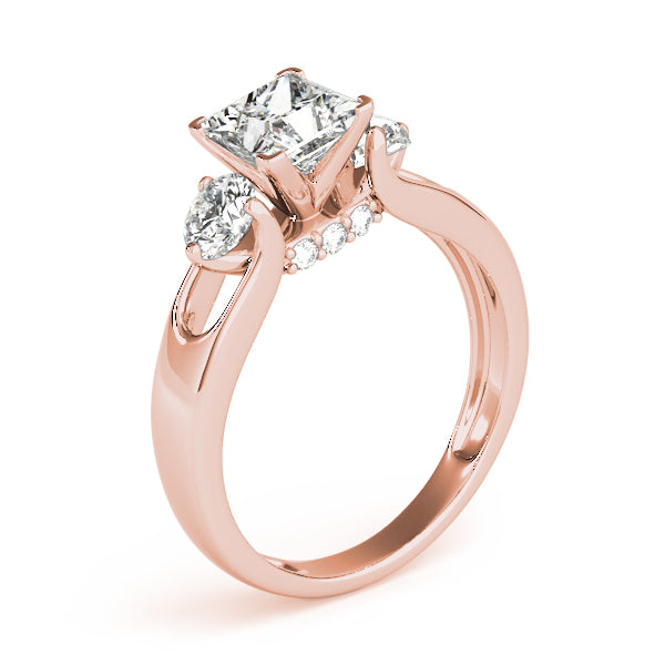 Engagement Rings 3 Stone Round - TN84597