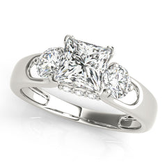 Engagement Rings 3 Stone Round - TN84597