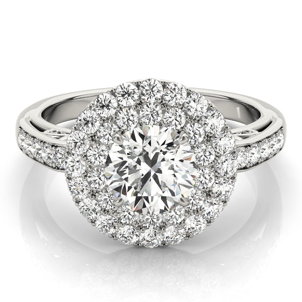 Engagement Rings Halo Round - TN84598