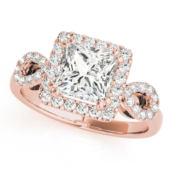 Engagement Rings Halo Square & Cushion - TN84629