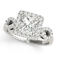 Engagement Rings Halo Square & Cushion - TN84629