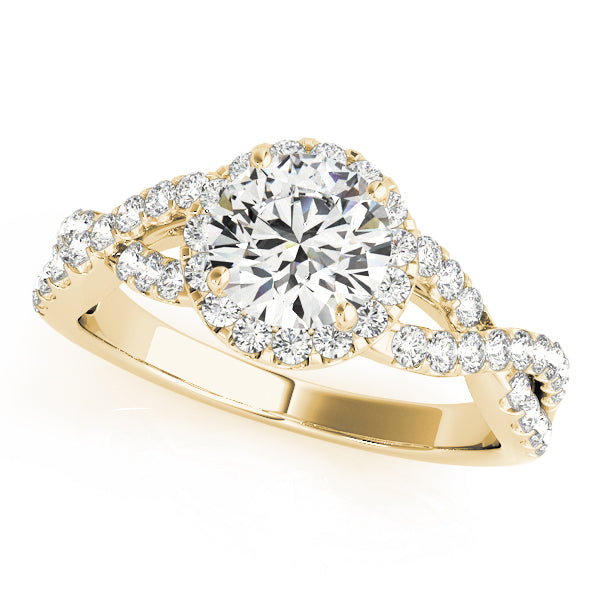 Engagement Rings Halo Round - TN84630