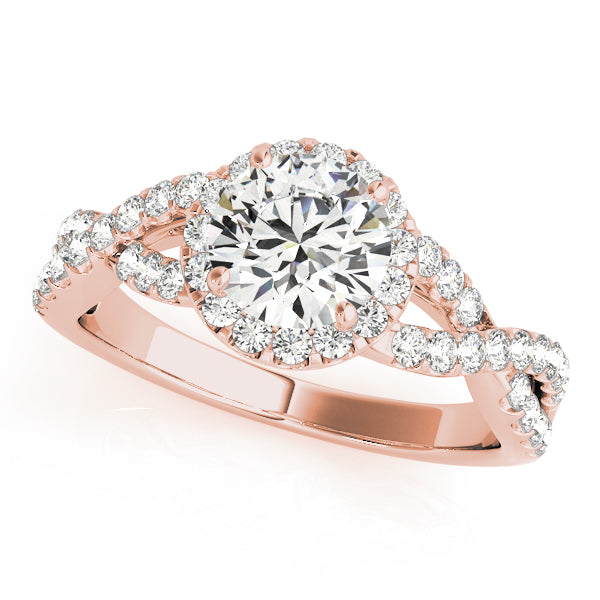 Engagement Rings Halo Round - TN84630