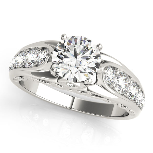 Engagement Rings Single Row Prong Set - TN84638