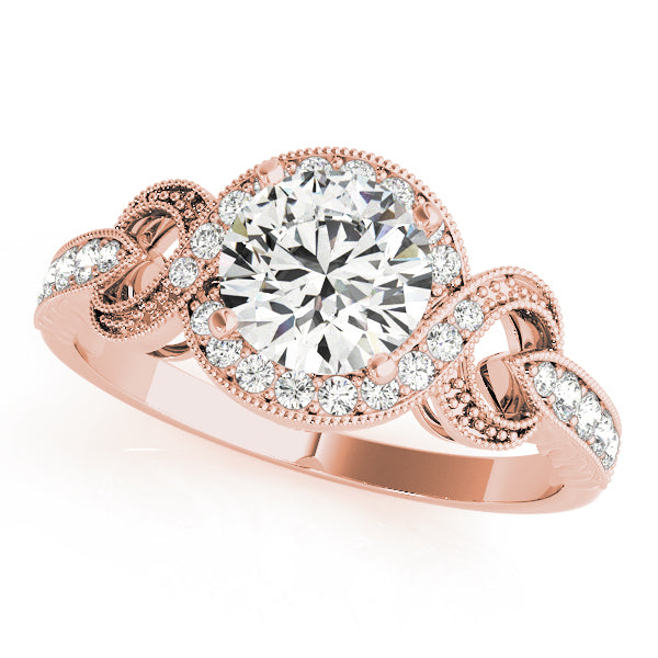 Engagement Rings Halo Round - TN84639