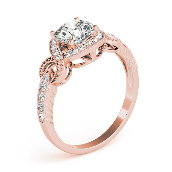 Engagement Rings Halo Round - TN84639