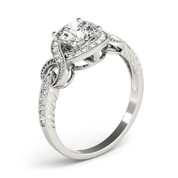 Engagement Rings Halo Round - TN84639