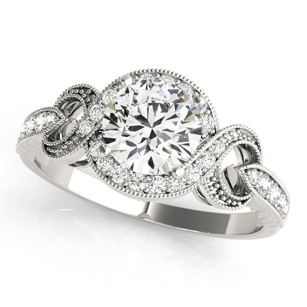 Engagement Rings Halo Round - TN84639