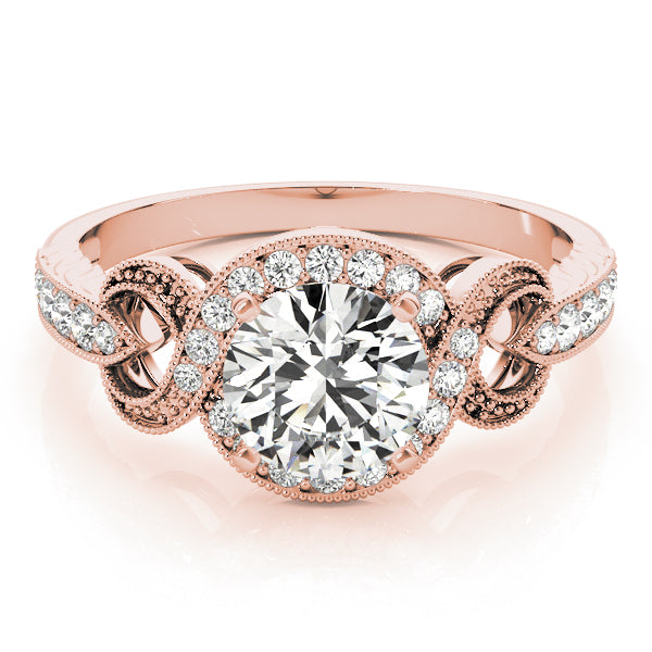 Engagement Rings Halo Round - TN84639