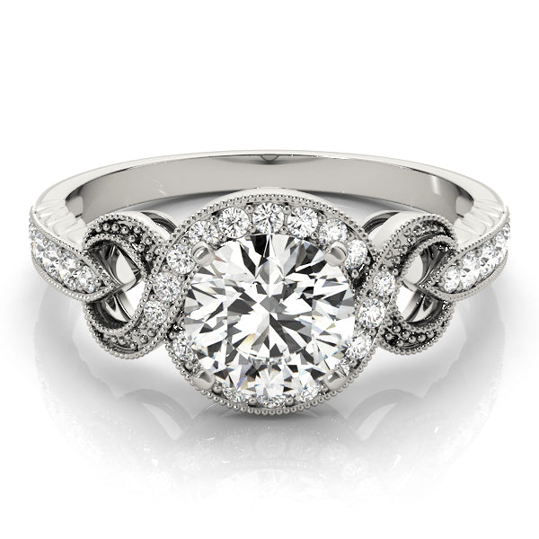 Engagement Rings Halo Round - TN84639