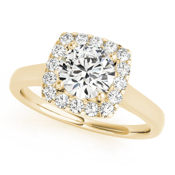 Engagement Rings Halo Round - TN84658