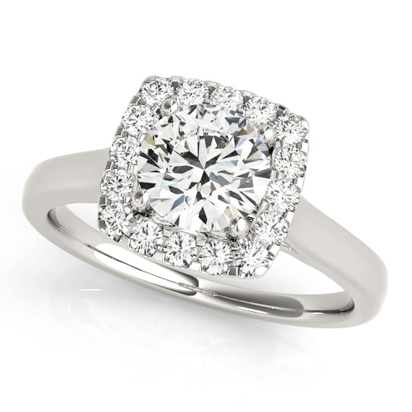 Engagement Rings Halo Round - TN84658