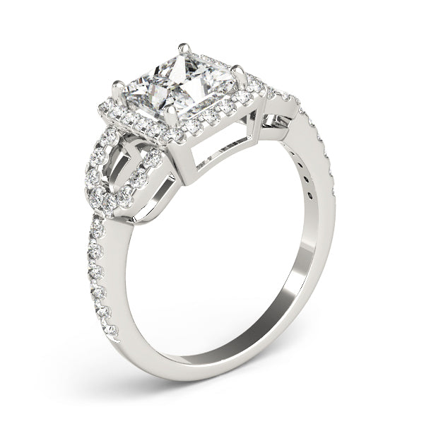 Engagement Rings Halo Square & Cushion - TN84662