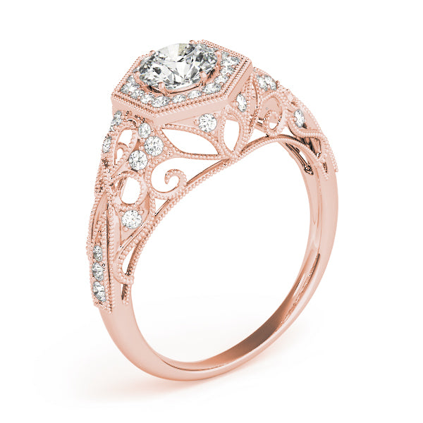 Engagement Rings Halo Round - TN84676