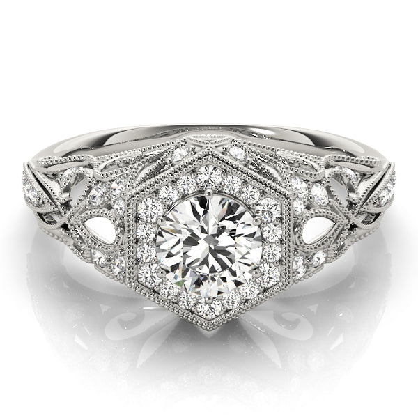 Engagement Rings Halo Round - TN84676