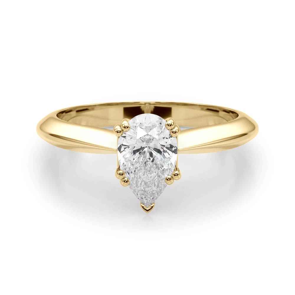 Double Prong Pear Engagement Ring - TN84957