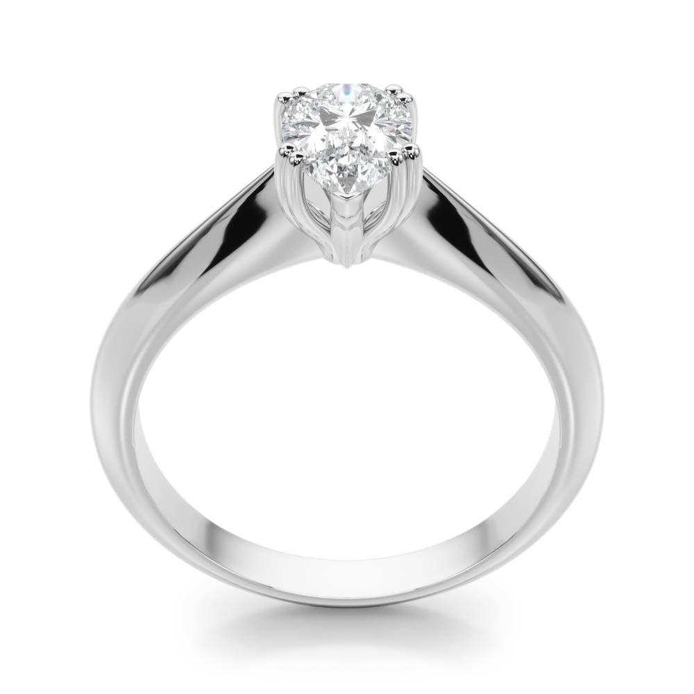 Double Prong Pear Engagement Ring - TN84957