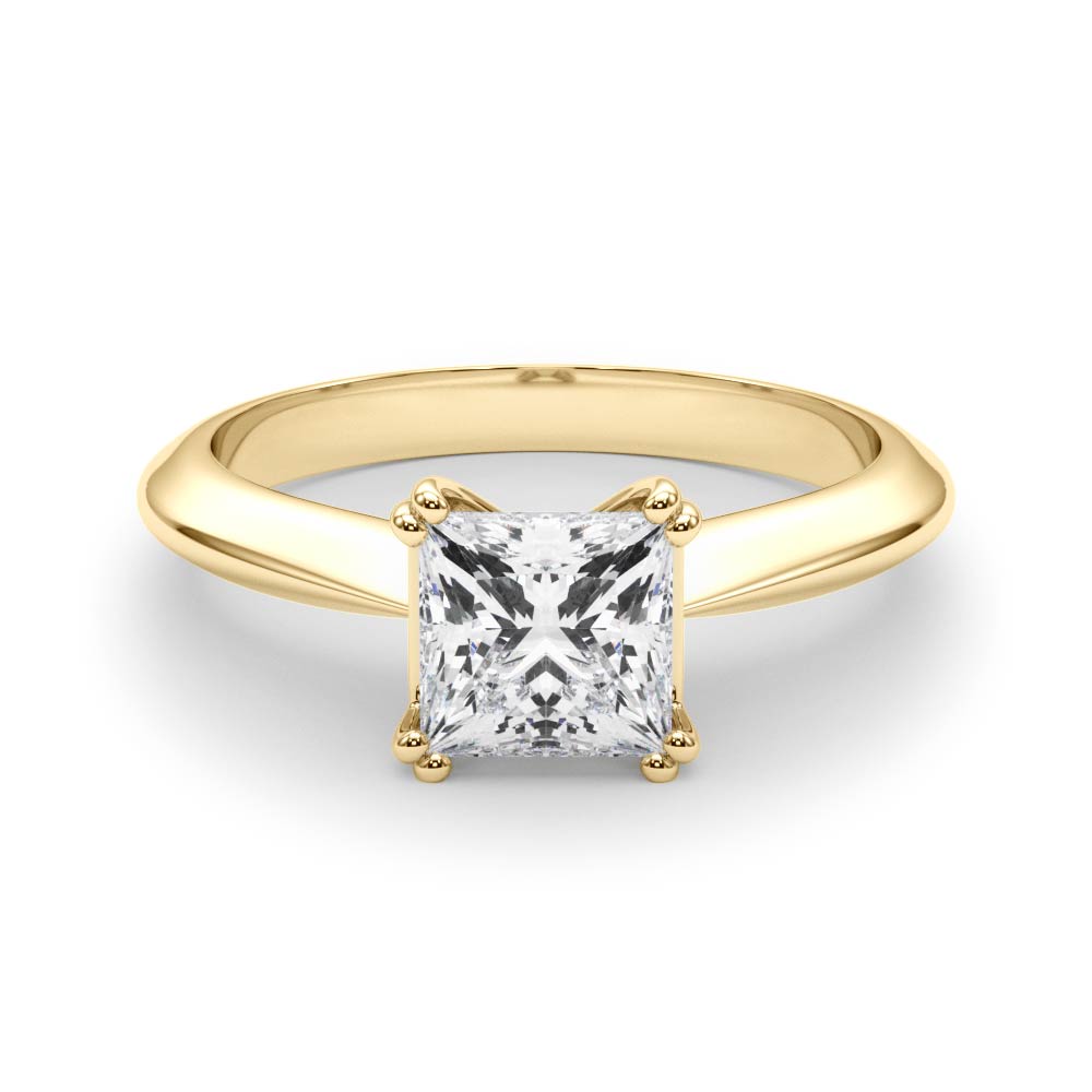 Double Prong Princess Cut Engagement Ring - TN84958