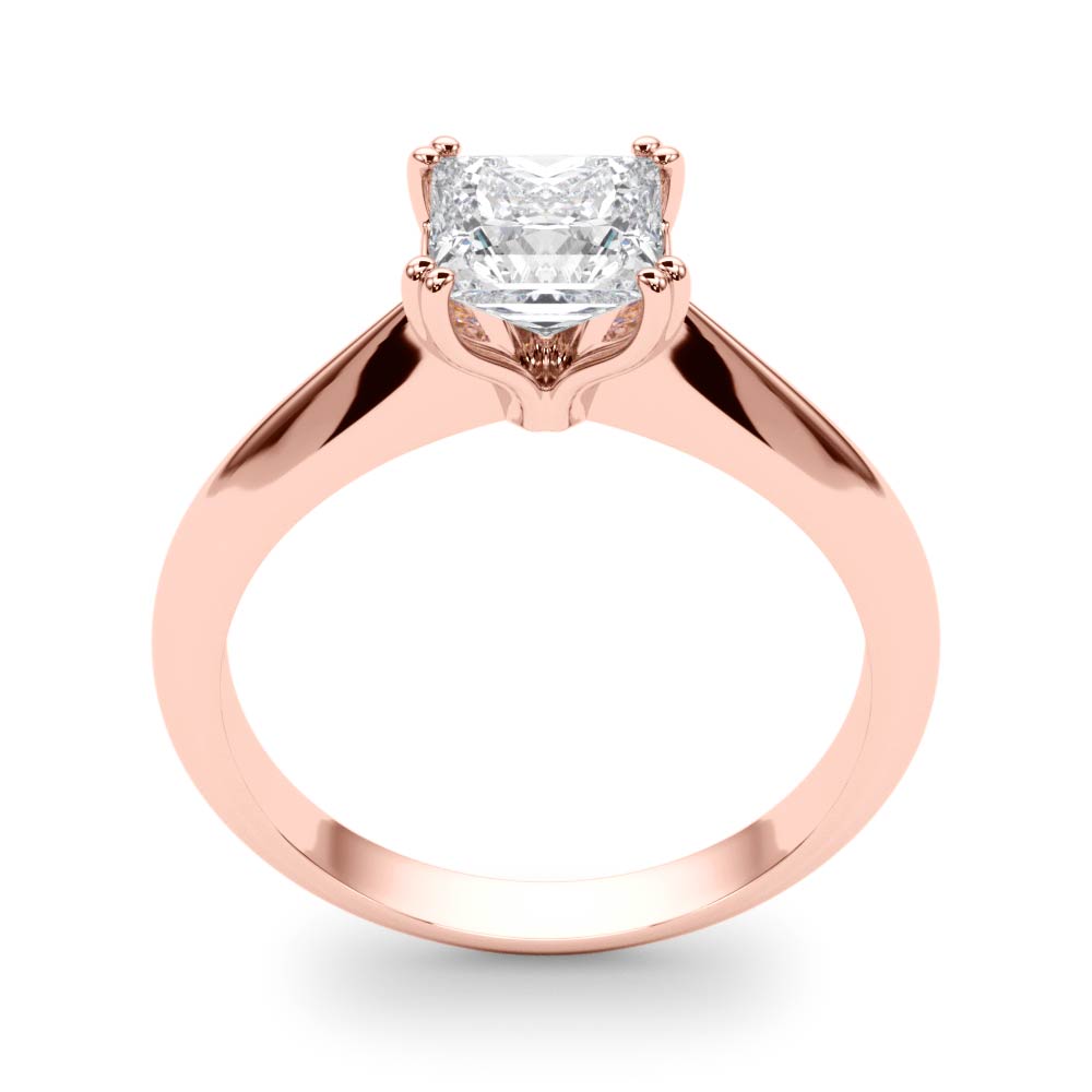 Double Prong Princess Cut Engagement Ring - TN84958