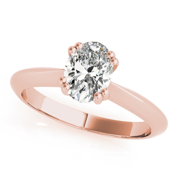 Double Prong Oval Engagement Ring - TN84959