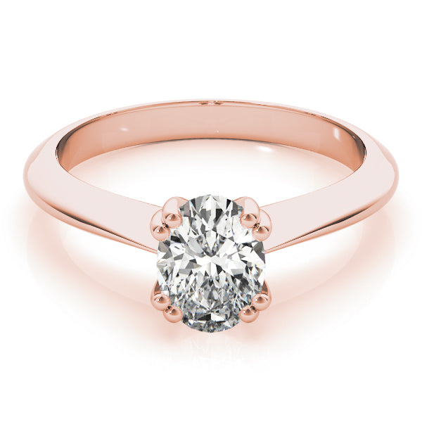 Double Prong Oval Engagement Ring - TN84959