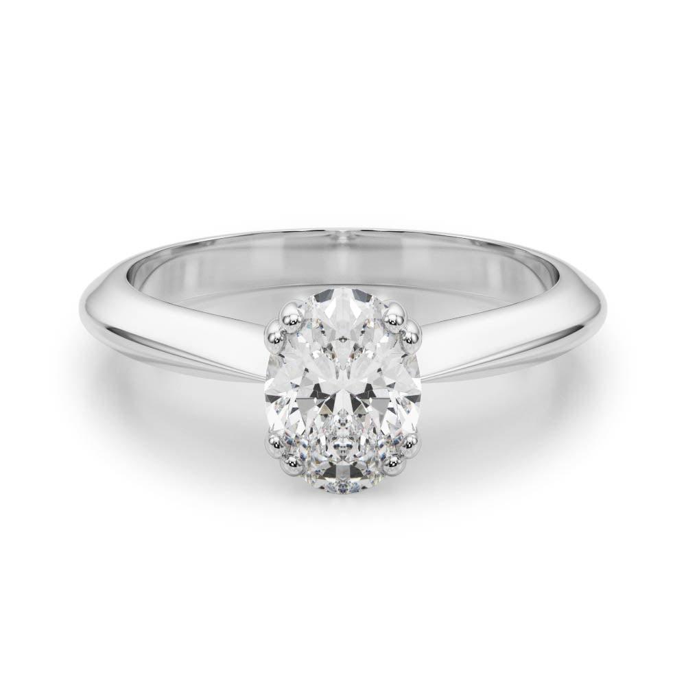 Double Prong Oval Engagement Ring - TN84959