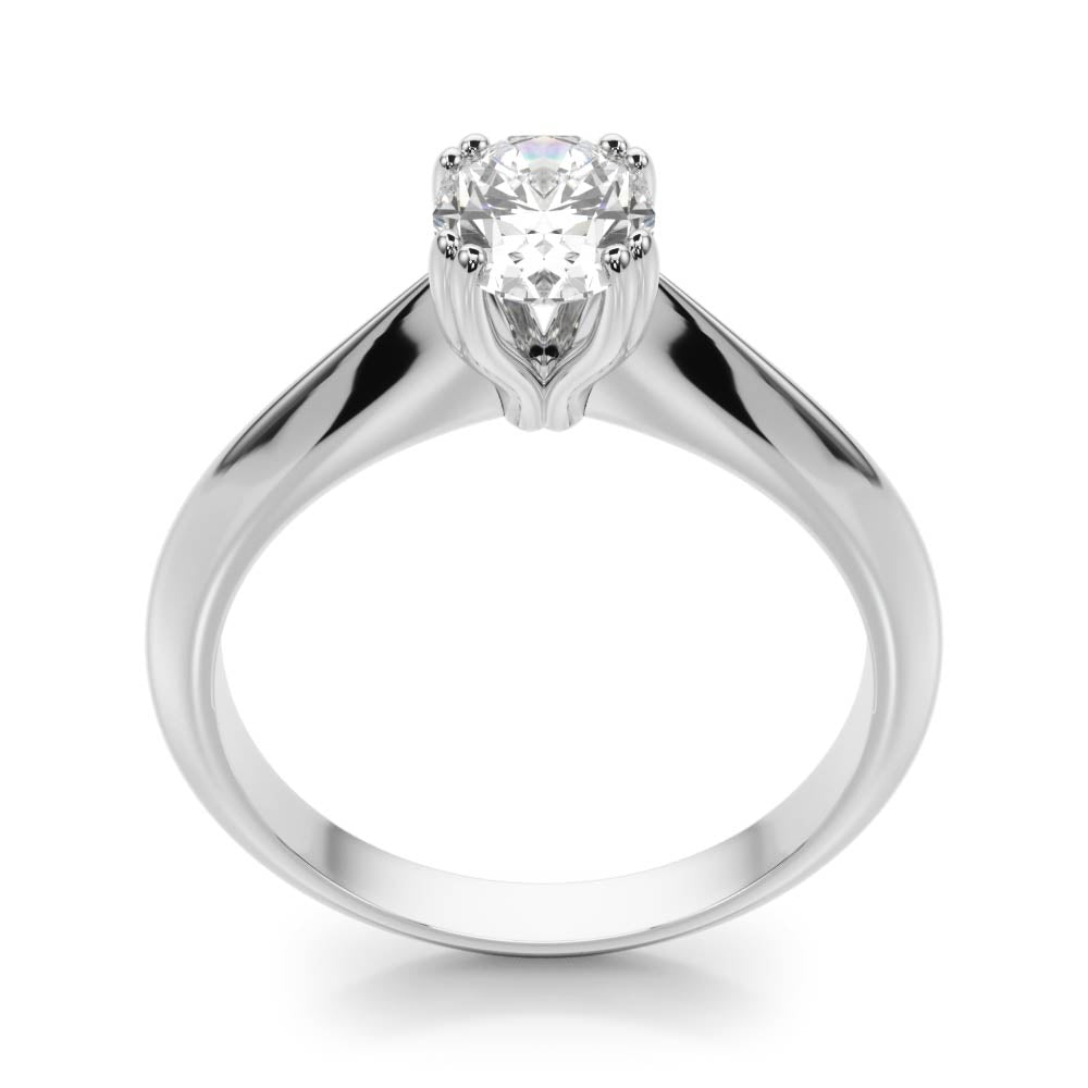 Double Prong Oval Engagement Ring - TN84959