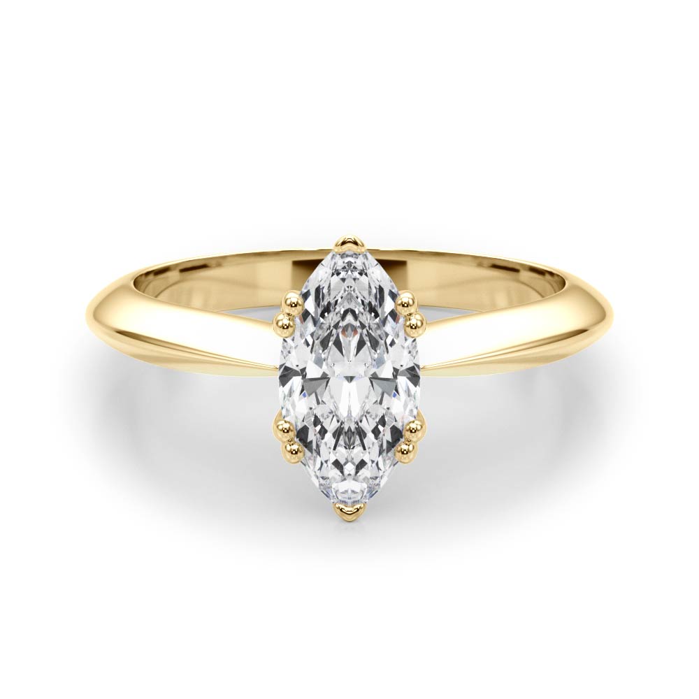 Double Prong Marquise Engagement Ring - TN84961