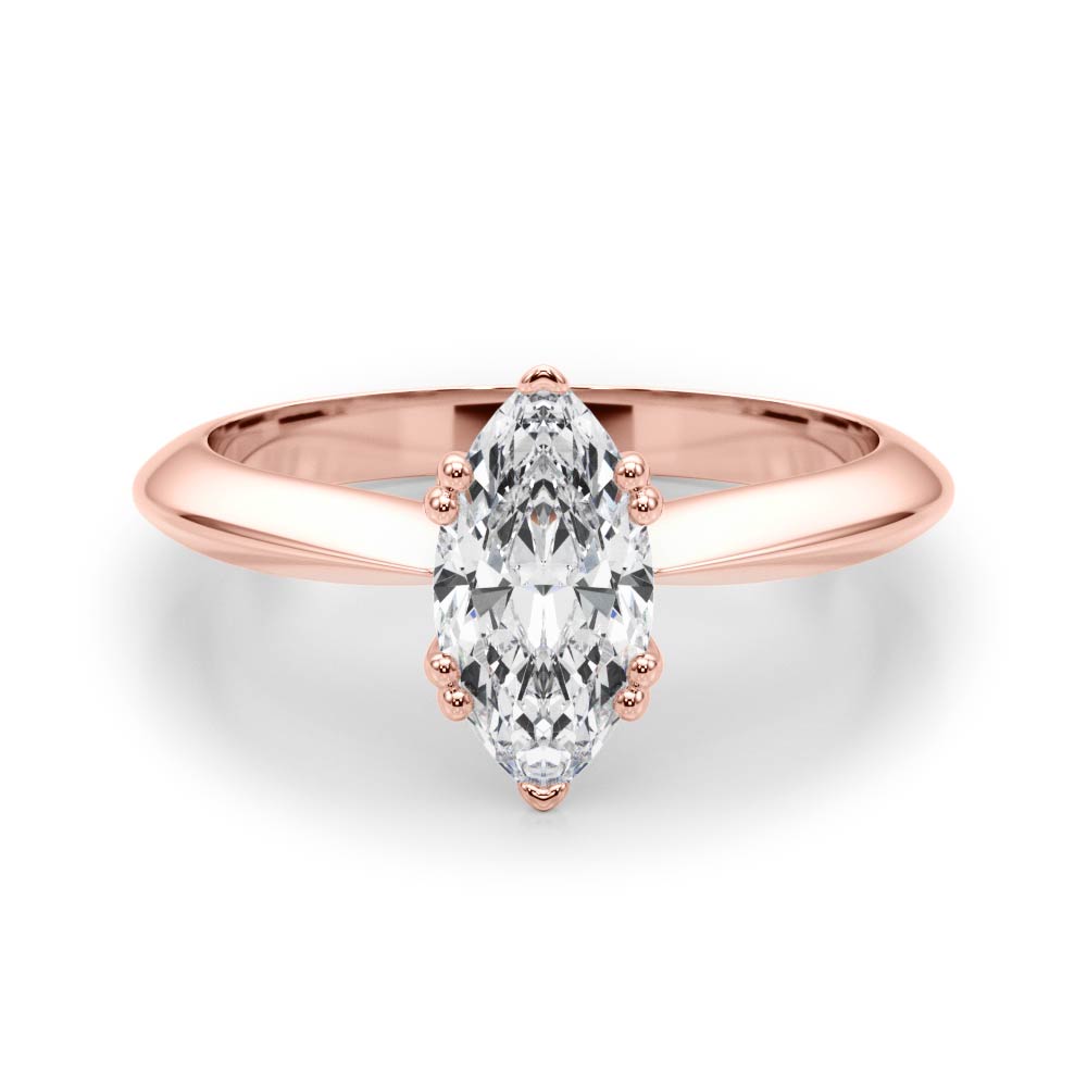 Double Prong Marquise Engagement Ring - TN84961