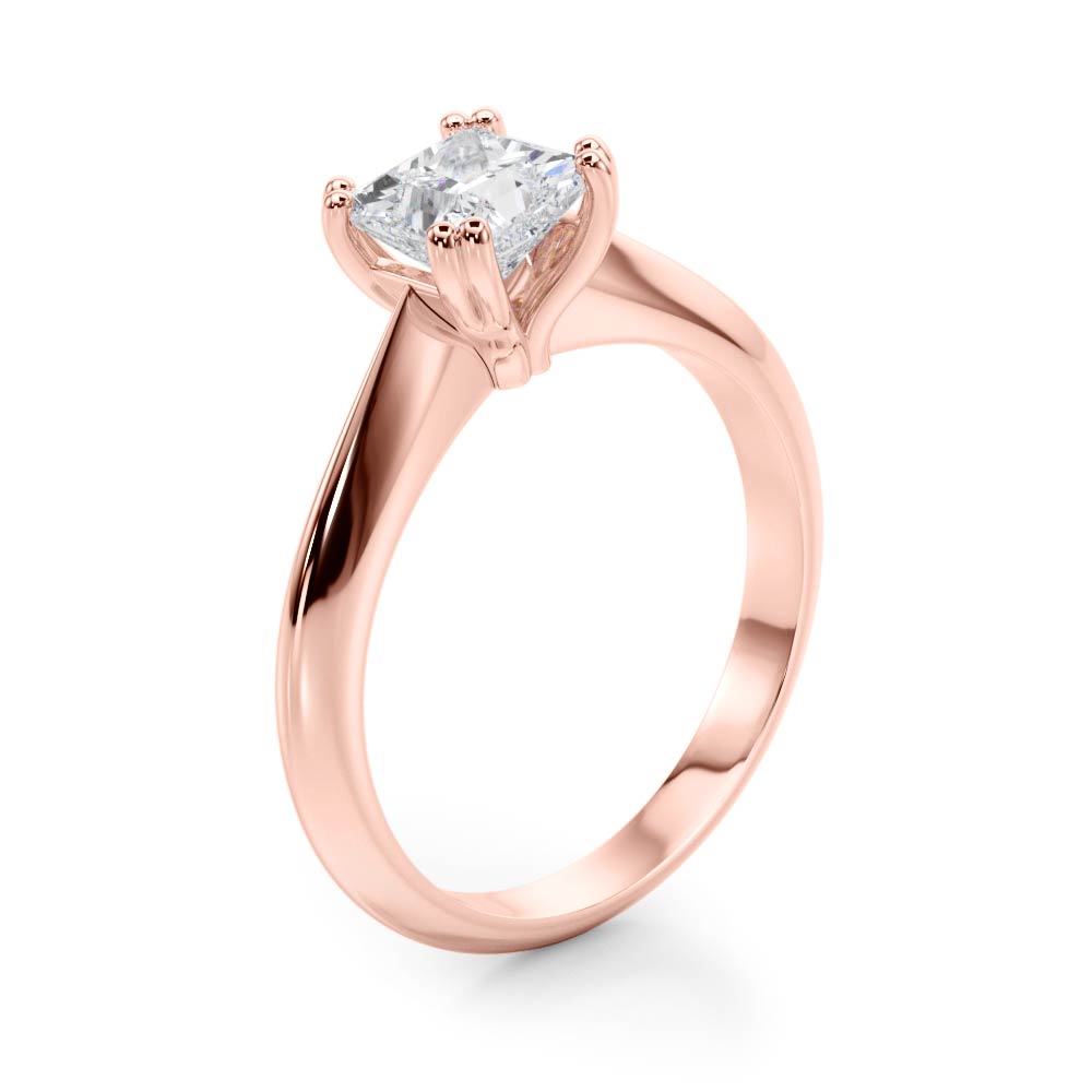 Double Prong Cushion Engagement Ring - TN84962