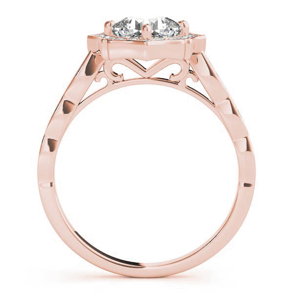 Scalloped Cushion Halo Ring - TN84996