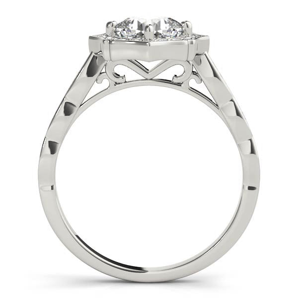 Scalloped Cushion Halo Ring - TN84996