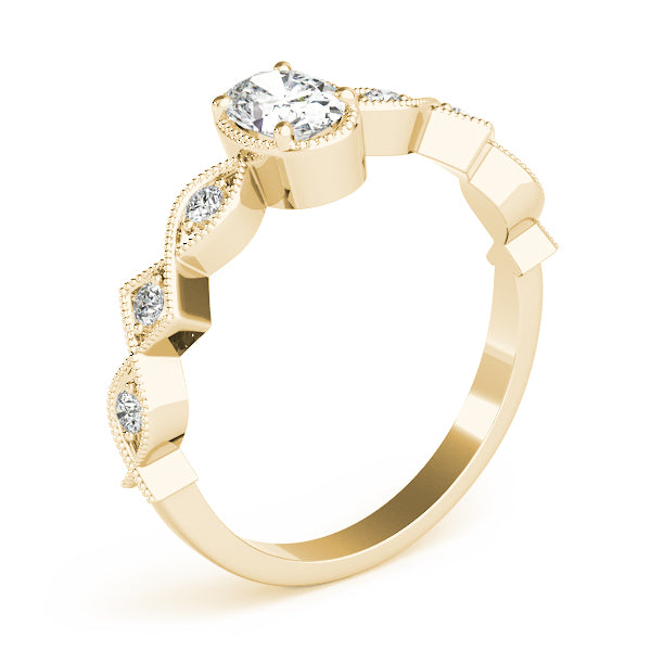 Oval Color Center Ring - TN85040