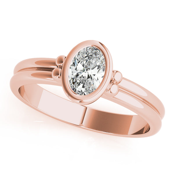 Oval Color Center Ring - TN85041